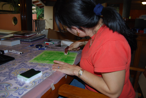 Clases de Scrapbooking San Jose Costa Rica Distressing Rubber Brayer Clases de Scrapbooking San Jose Costa Rica Distressing Rubber Brayer