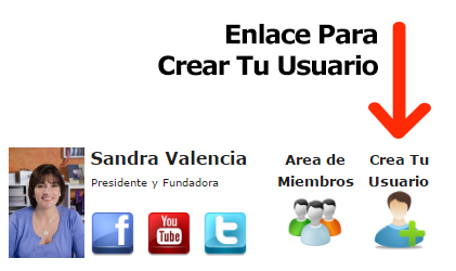 Crear Usuario Enlace