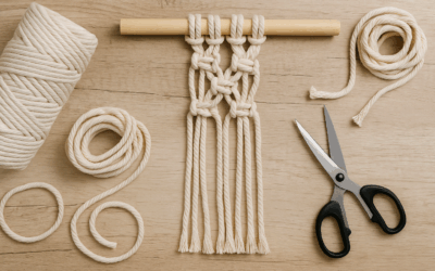Macramé para principiantes: nudos básicos fáciles
