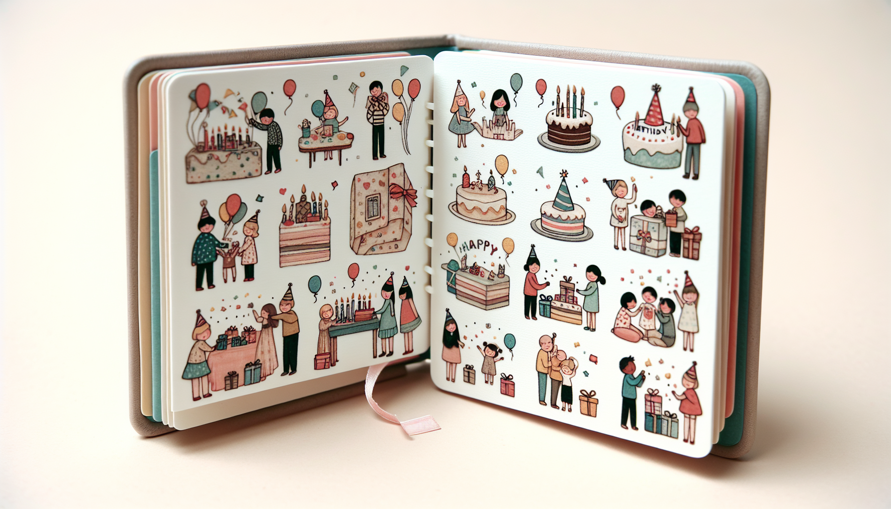 Mini Álbum de Cumpleaños: Recuerda Cada Momento Especial