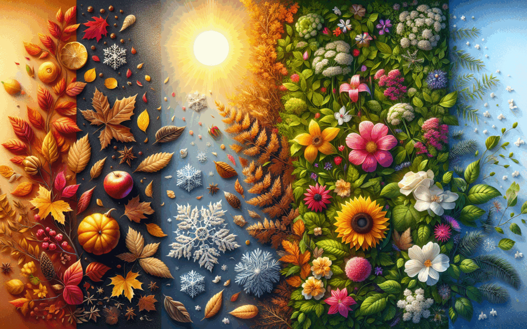 Mini Álbum de Temporada: Celebra Otoño, Invierno, Primavera y Verano