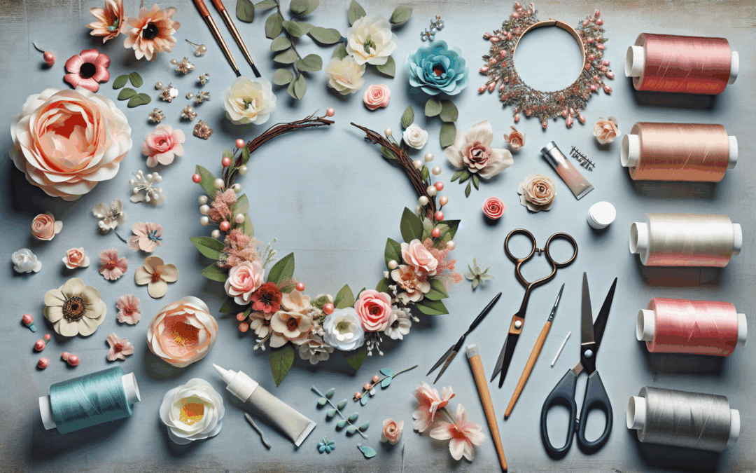 Cómo hacer tocados de novia con flores artificiales