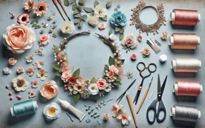 Cómo hacer tocados de novia con flores artificiales