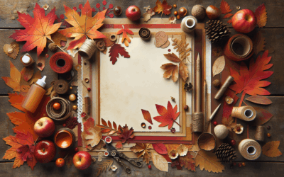 Scrapbooking de Otoño: Colores Cálidos y Naturaleza
