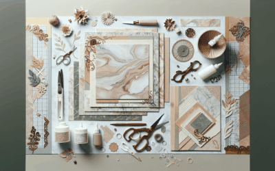Scrapbooking con Efectos de Mármol: Guía Paso a Paso